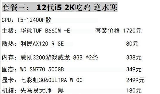 dnf游戏需要什么电脑配置？配置要求高吗？