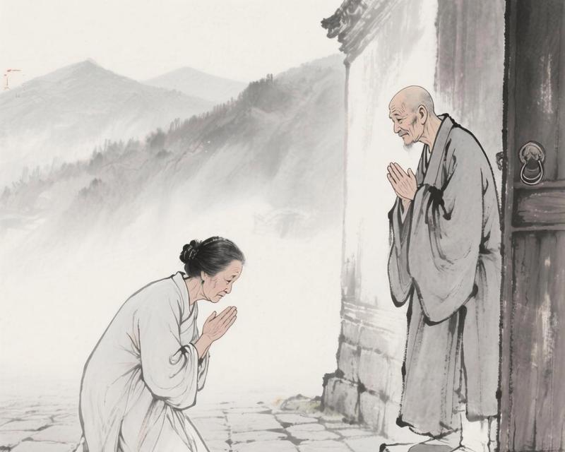 在问道中如何表达义工求佛的意愿？