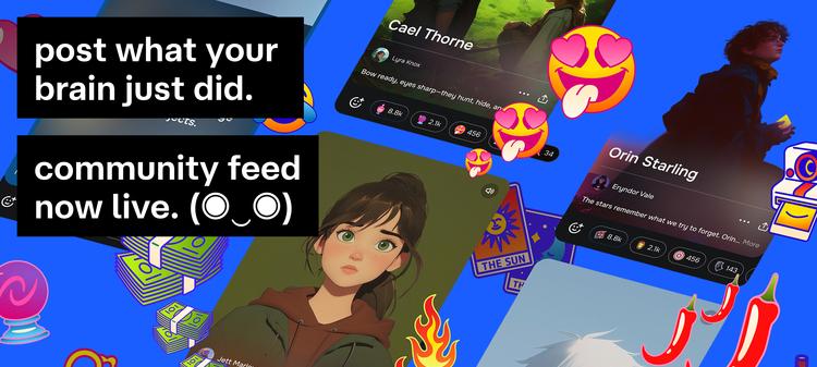 Character.AI推出全球首个AI原生社交动态：多模态创作重新定义互动体验