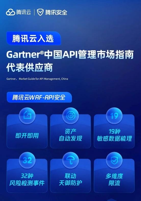 再获认可！腾讯云入选 Gartner® API 管理市场指南