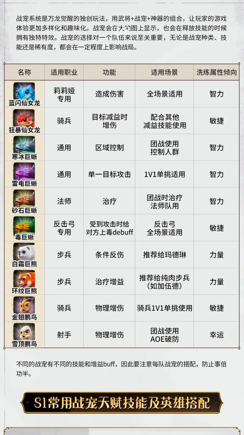 部落冲突王宠物搭配策略有哪些？